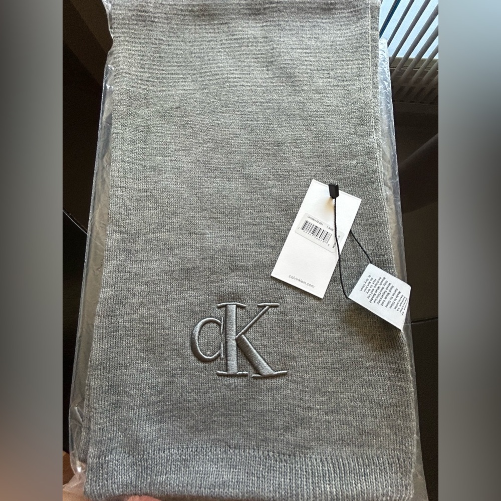 Calvin Klein Grey Scarf